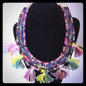 Tribal Embellished Necklace-NWOT